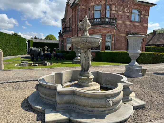Massive Fountain with Surround and Plinth