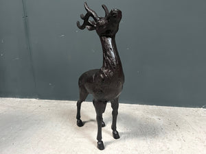 Cast Iron Deer Statue