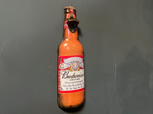 Load image into Gallery viewer, Large Budweiser Bottle Opener Wall Sign