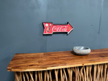 Load image into Gallery viewer, Large Light Up Coca Cola Arrow Sign