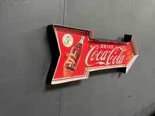 Load image into Gallery viewer, Large Light Up Coca Cola Arrow Sign