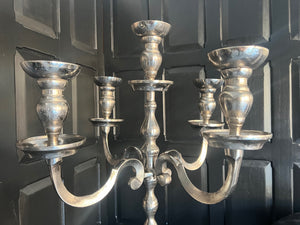 High-Quality 5-Branch Nickel Candelabra