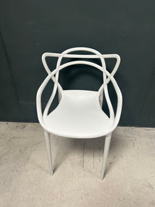 Philippe Starck Inspired White Dining Chair