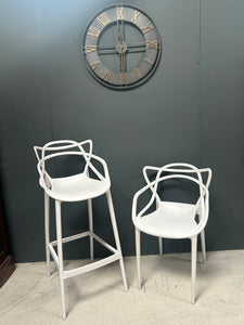 Philippe Starck Inspired White Dining Chair