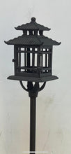 Load image into Gallery viewer, Large Cast Iron Oriental Garden Lantern on Stand Decoration