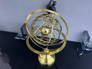 Unique Brass Armillary Globe Ornament