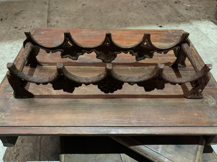 Cast Iron Antique Wine Rack