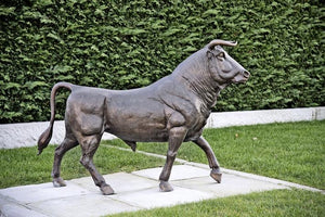 2m Long Bronze Bull